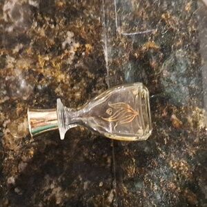 Vtg Avon "Wishing" Empty Perfume Bottle. 3 1/4" VG Cond.